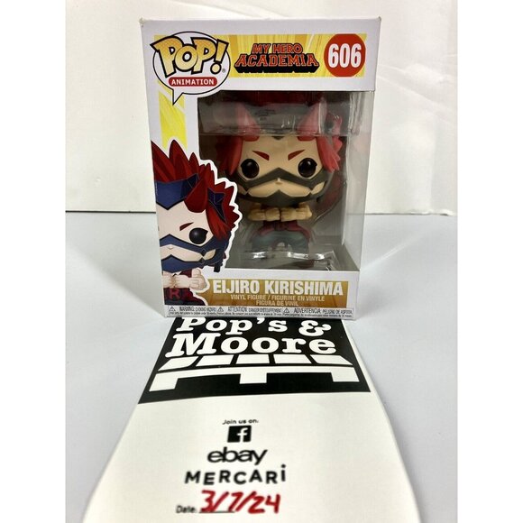 Funko Pop! My Hero Academia: Eijiro Kirishima 606 Vaulted Figure W/Protector - Picture 1 of 12